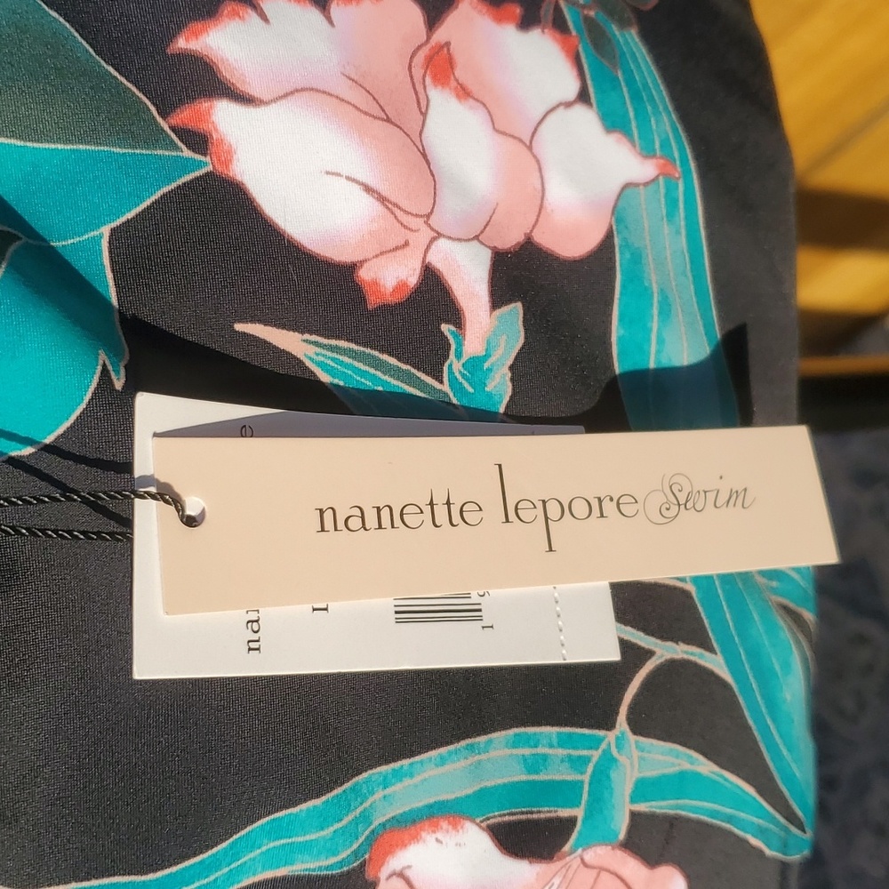 Nanette Lepore Poppy Onepice Swimsuit Size 12 - Picture 6 of 7